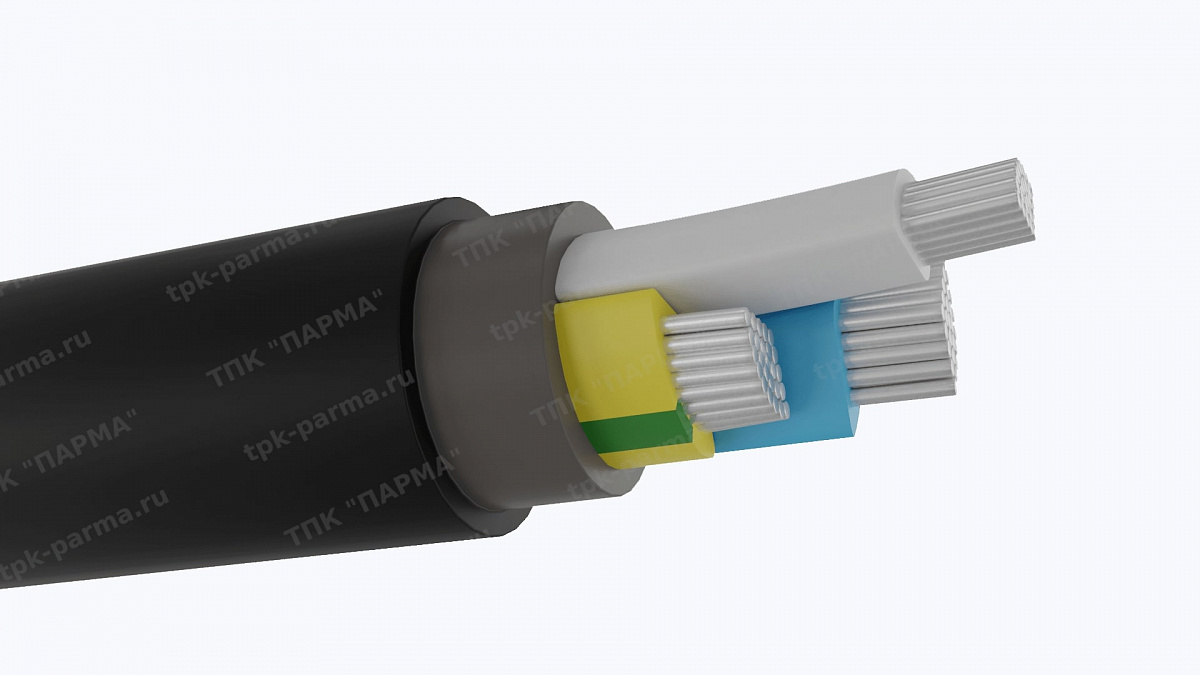 Фотография провода Кабель АВВГнг(A)-LS-ХЛ 3х150+1х70 - 1кВ